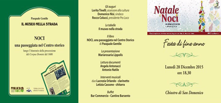 ProLoco: Festa di fine anno al chiostro San Domenico