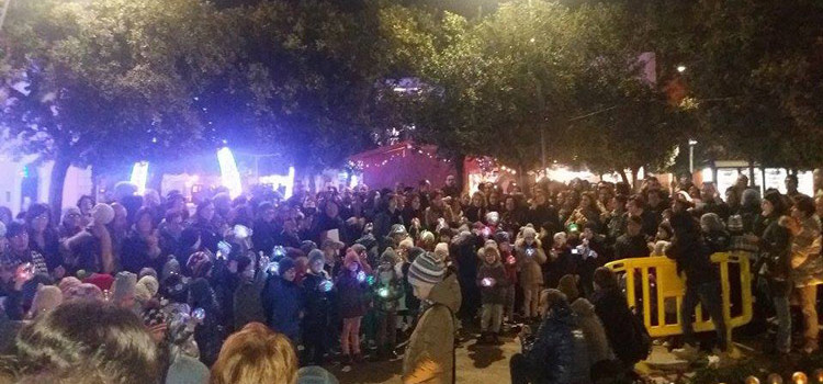 Una fontana…Tante luci