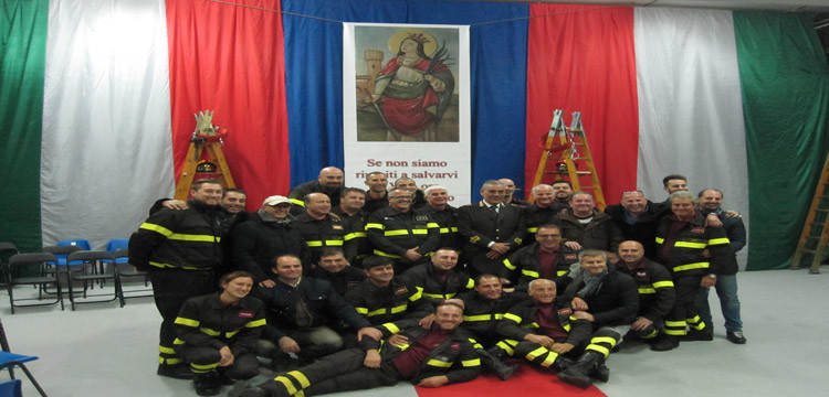 Festa di S. Barbara, mons. Padovano: “Vigili del fuoco angeli della pace”