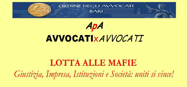 Lotta alle mafie: uniti si vice!