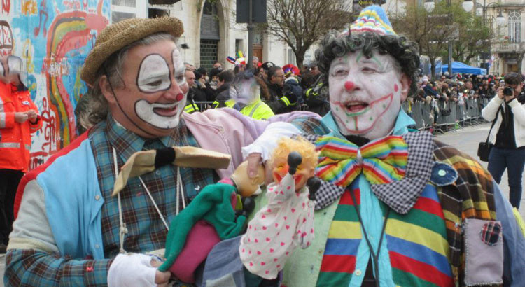 “Cecio e Fagiolo”, i clown del carnevale di Putignano