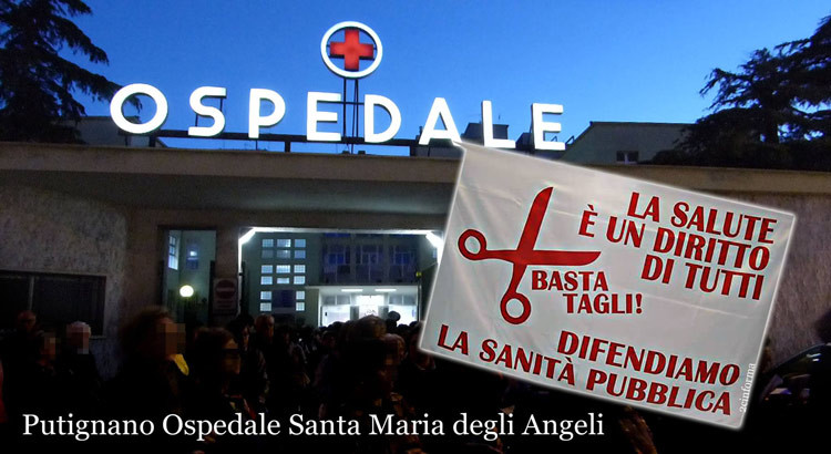 Ospedale di Putignano, si marcia su Bari tra sospensive e ricorsi