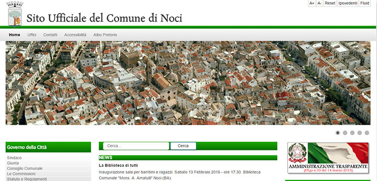 Restyling del sito istituzionale, Locorotondo: “ogni atto pubblico viene fedelmente riportato” Restyling del sito istituzionale, Locorotondo: “ogni atto pubblico viene fedelmente riportato”