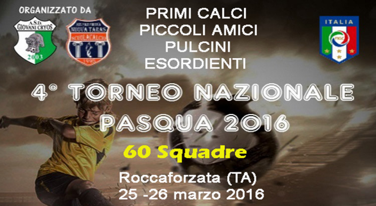 Noci Azzurri presente al 4° Torneo Nazionale Pasqua 2016