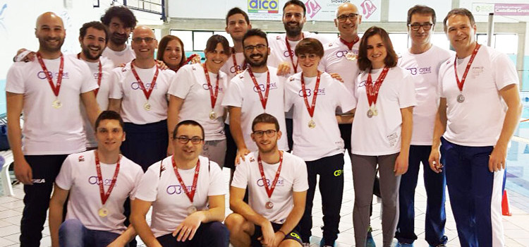 Otrè Master: 36 medaglie e bronzo di società al Trofeo di Castellana Grotte