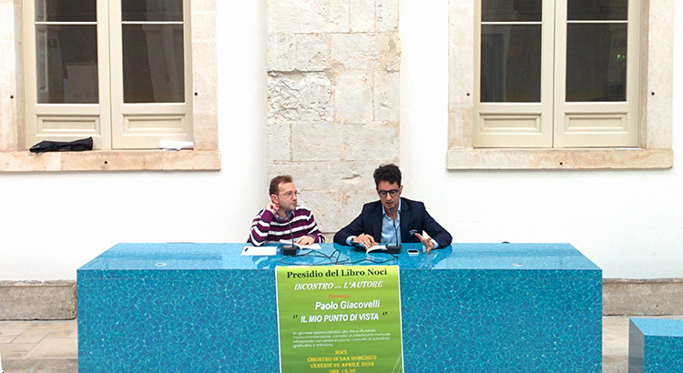 “Il mio punto di vista”, a Noci il pensiero di Paolo Giacovelli