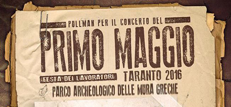 1 Maggio, bus per Taranto