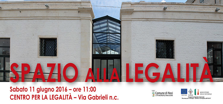 Si inaugura il Centro per la Legalità “Peppino Impastato” Si inaugura il Centro per la Legalità “Peppino Impastato”