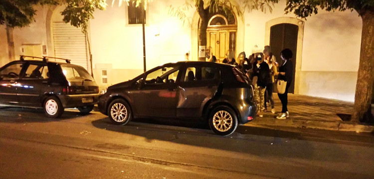 Pirata della strada in via Cavour