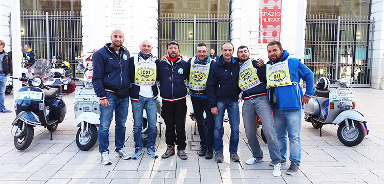 Il Vespa Club Noci presente al “Giro dei Tre Mari”