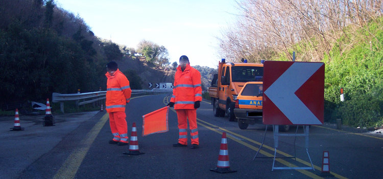 Anas: lavori sulla Statale 100