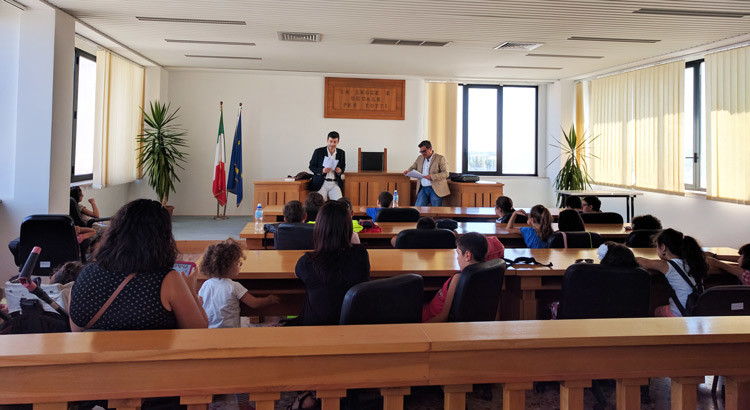 Aula Verde, approccio alla legalità