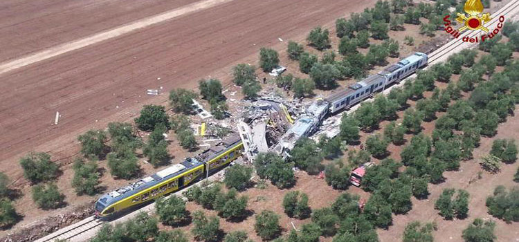 Tragedia ferroviaria, appello alla donazione di sangue