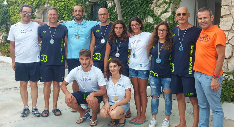 Otrè Nuoto, 8 medaglie al “Leukalè” Otrè Nuoto, 8 medaglie al “Leukalè”