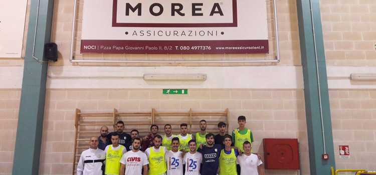 Futsal Noci: un roster eterogeneo agli ordini di mister Lippolis Futsal Noci: un roster eterogeneo agli ordini di mister Lippolis