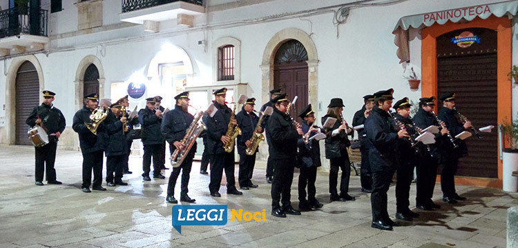 La banda cittadina nocese omaggia Santa Cecilia