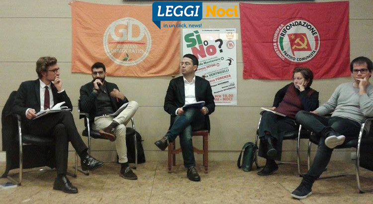 GD-GC, il primo faccia a faccia sul Referendum Costituzionale: SI o NO?
