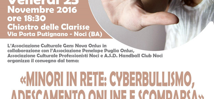 Minori in rete: cyberbullismo, adescamento online e scomparsa