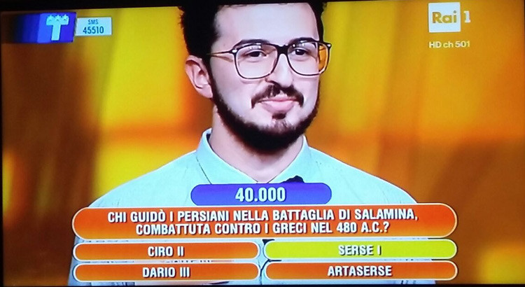 Il nocese Daniele Notarnicola a L’Eredità Il nocese Daniele Notarnicola a L’Eredità