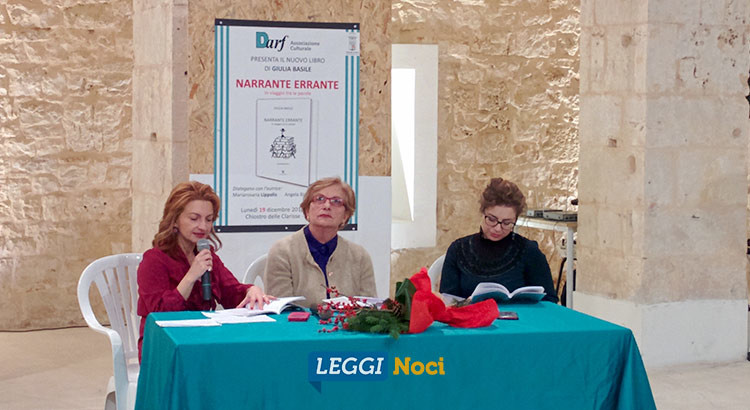 Giulia Basile presenta “Narranti Erranti”: 165 storie in 400 caratteri Giulia Basile presenta “Narranti Erranti”: 165 storie in 400 caratteri