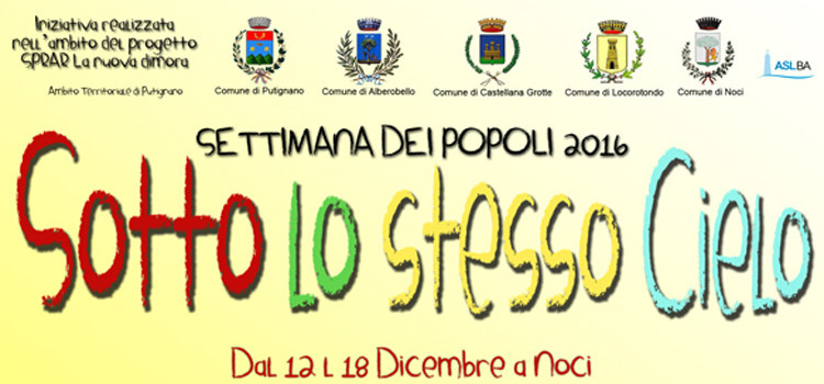 Sotto lo stesso cielo, settimana dei popoli