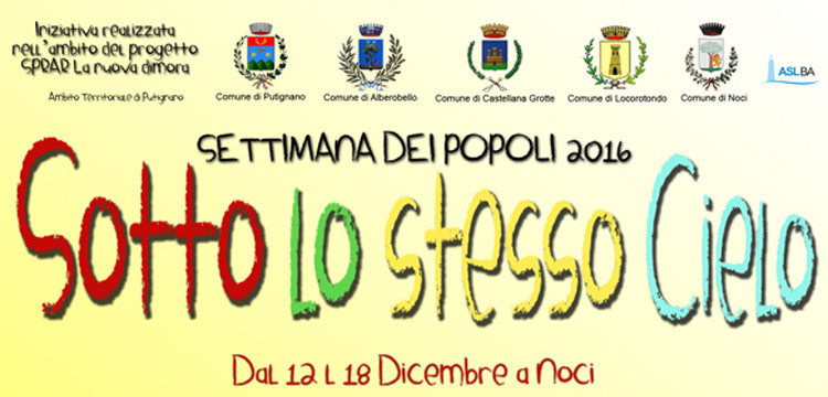 Sotto lo stesso cielo, settimana dei popoli Sotto lo stesso cielo, settimana dei popoli