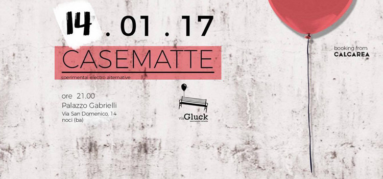 “Casematte” in concerto per la serata esordio dell’associazione Via Gluck