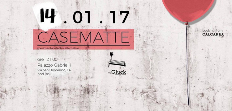 “Casematte” in concerto per la serata esordio dell’associazione Via Gluck