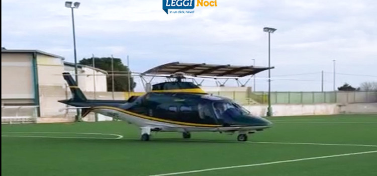 In elicottero per un regalo speciale