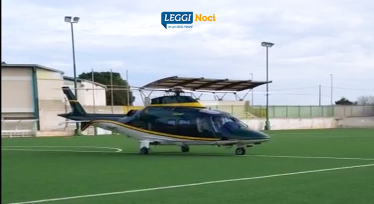 In elicottero per un regalo speciale