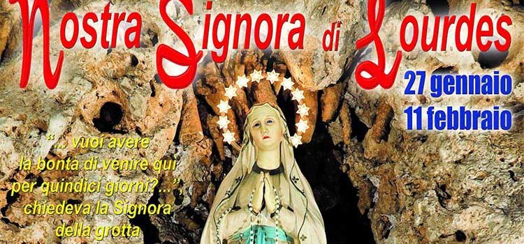 Festeggiamenti in onore della Madonna di Lourdes