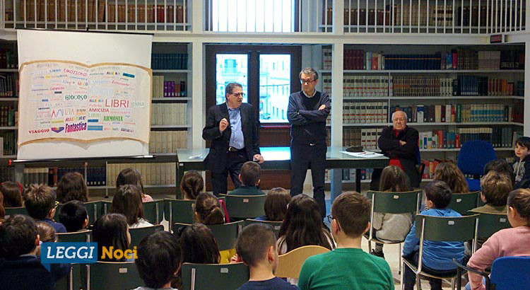 Un trio tutto al maschile conclude il progetto “La scuola in biblioteca”
