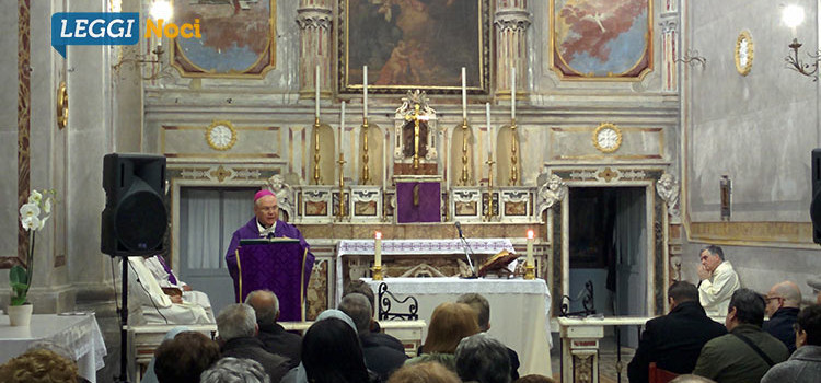 Mons. Favale per la prima volta nella Chiesa di Santa Chiara