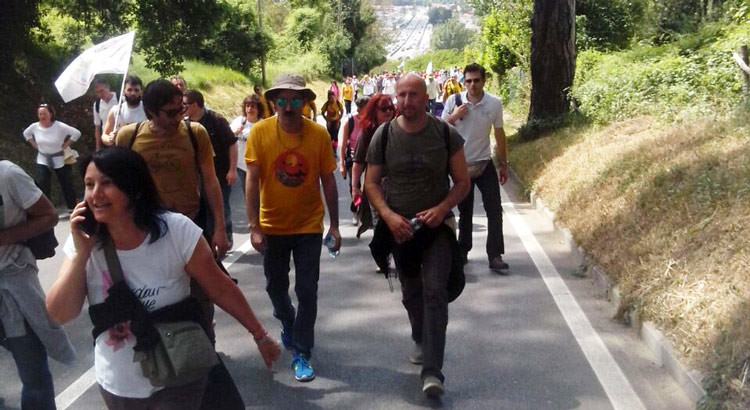 L’architetto nocese Giuseppe Intini racconta la marcia sul reddito di cittadinanza