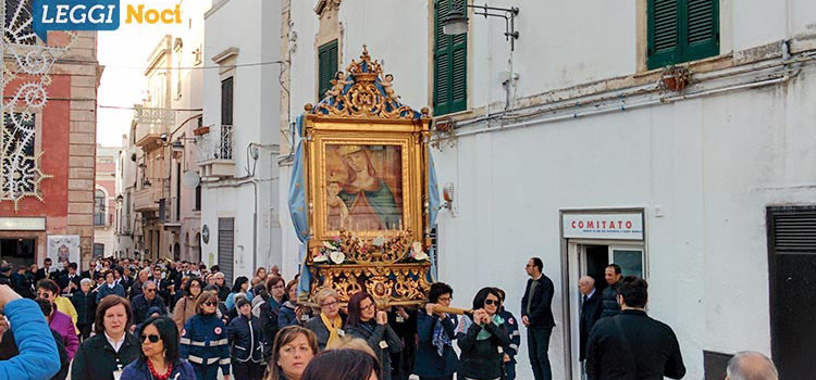 Noci accoglie l’effige della Madonna della Croce