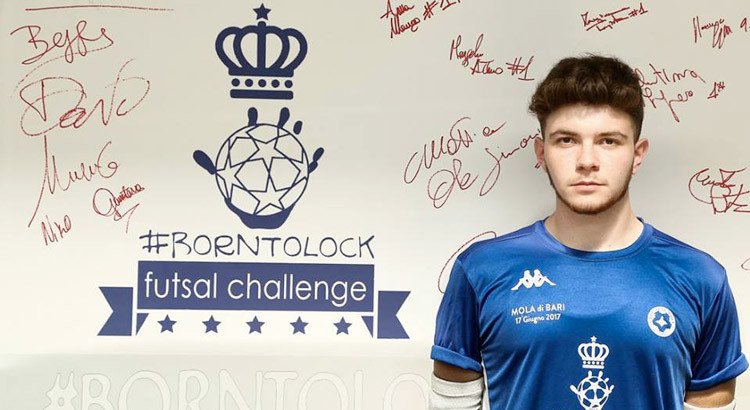 Il nocese Casulli al Borntolock Futsal Challenge 2017