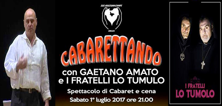 “Cabarettando”, salvare i randagi con un sorriso “Cabarettando”, salvare i randagi con un sorriso
