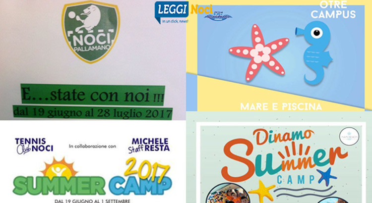 Al via i campus estivi organizzati dalle società sportive nocesi