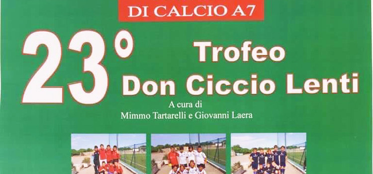 Annullato il “Don Ciccio Lenti” 2017 categoria Open