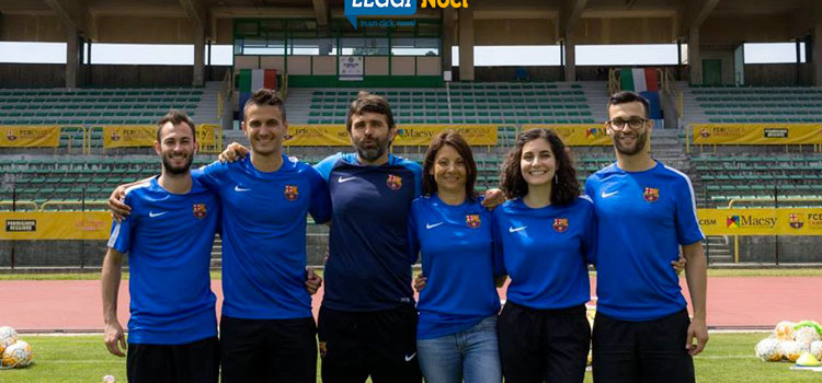 Giuseppe Lippolis agli FCB Escola Camp del FC Barcelona Giuseppe Lippolis agli FCB Escola Camp del FC Barcelona