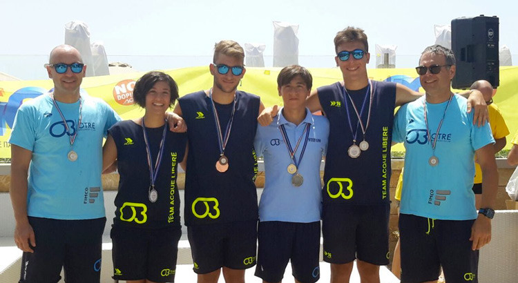 La Otrè Team Acque Libere domina il Campionato Interregionale di Porto Cesareo