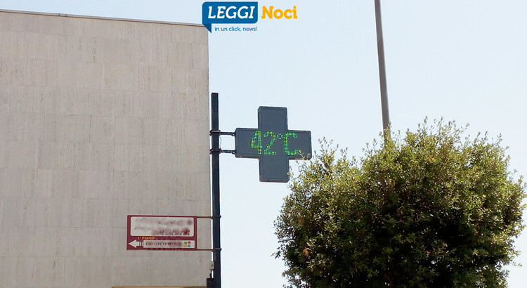 Caldo record, toccati i 42 gradi