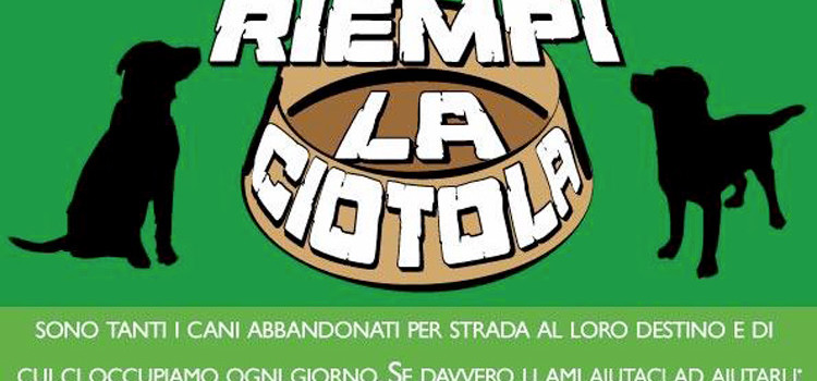 Riempi la ciotola di un randagio