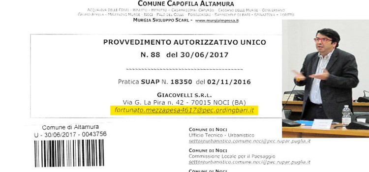 Scandalo rotatoria: la mail del consigliere comunale spunta negli atti autorizzativi