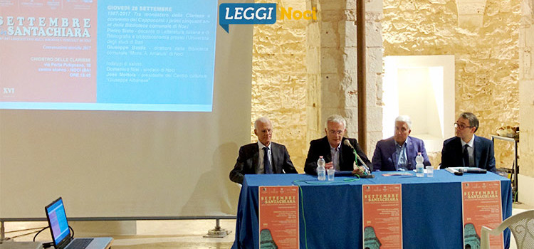 I 50anni della Biblioteca comunale nell’ultimo appuntamento di Settembre in Santa Chiara I 50anni della Biblioteca comunale nell’ultimo appuntamento di Settembre in Santa Chiara