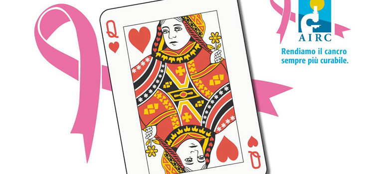 AIRC: la regina di cuori si veste di rosa