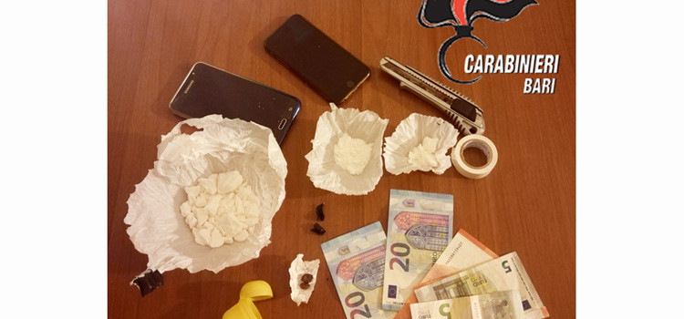 Controlli antidroga: 6 arresti nel sud-est barese Controlli antidroga: 6 arresti nel sud-est barese