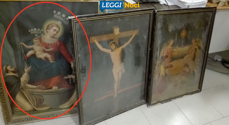 GdF: Opere d’arte rubate a Noci scoperte a Fasano