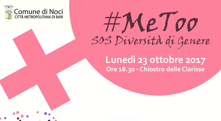 #MeToo SOS Diversità di genere #MeToo SOS Diversità di genere