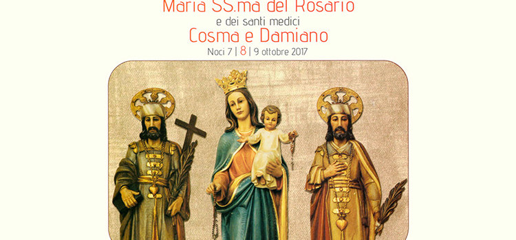 Tutto pronto per la festa dei Santi Medici e Maria Ss.ma del Rosario Tutto pronto per la festa dei Santi Medici e Maria Ss.ma del Rosario